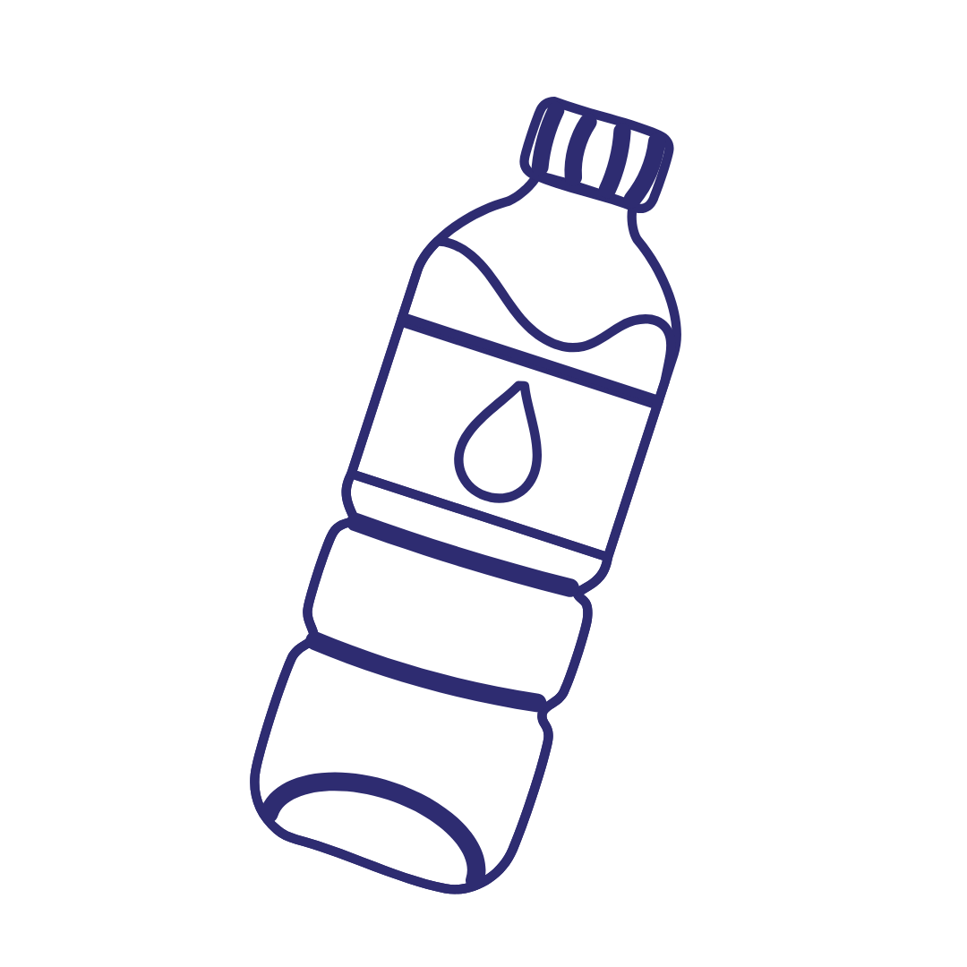 Graphic of a water bottle